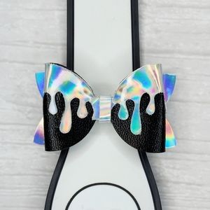 100 Year Celebration Chrome Drip Magic Band Bow